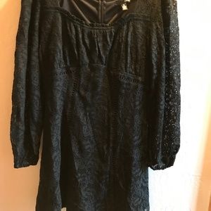 Aqua Lace party dress